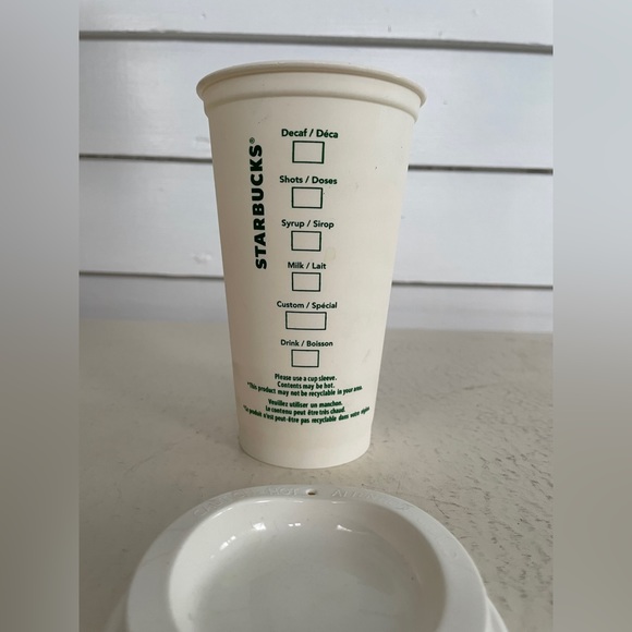 4/25 Customized ‘Chris’s Americano’ Starbucks Reusable Hot Cup - Picture 2 of 4